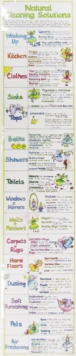 Image for Natural Cleaning Solutions Chart