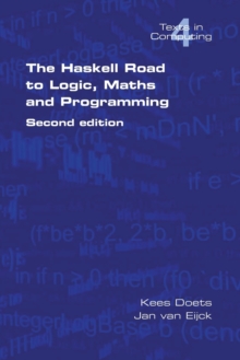 Image for The Haskell Road to Logic, Maths and Programming