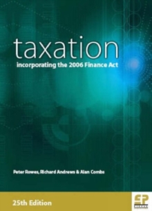 Image for Taxation  : incorporating the Finance Act 2006