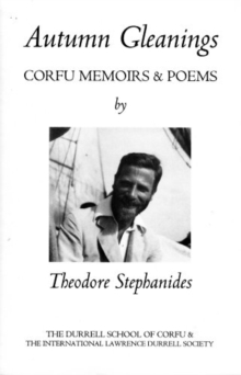 Image for AUTUMN GLEANINGS: CORFU MEMOIRS AND POEM