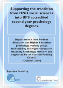 Image for Supporting the Transition from HND Social Sciences into BPS Accredited Second Year Psychology Degrees