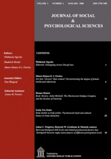 Image for Journal of Social and Psychological Sciences