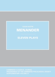 Image for Menander: Eleven Plays