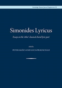 Image for Simonides Lyricus