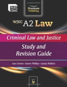Image for WJEC A2 Law - Criminal Law and Justice : Study and Revision Guide