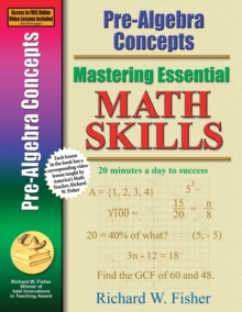 Image for Mastering Essential Math Skills : Pre-Algebra Concepts