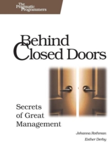 Image for Behind closed doors  : secrets of great managment