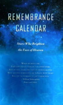 Image for Remembrance Calendar : Stars Who Brighten the Face of Heaven