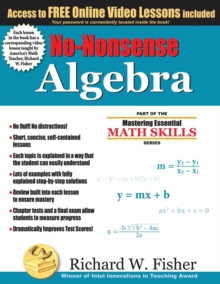 Image for No-Nonsense Algebra : Part of the Mastering Essential Math Skills Series