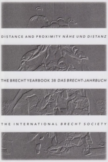 Image for The Brecht Yearbook / Das Brecht-Jahrbuch 38