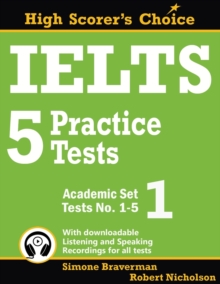 Image for IELTS 5 Practice Tests, Academic : Tests No. 1-5