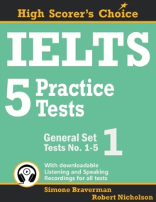 Image for IELTS 5 Practice Tests, General Set 1 : Tests No. 1-5