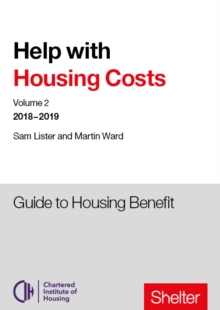 Image for Help with housing costsVolume 2,: Guide to housing benefit 2018-19