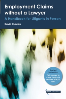Image for Employment claims without a lawyer  : a handbook for litigants in person