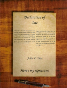 Image for Declaration of One &quot;Here's My Signature!&quote