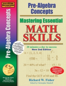 Image for Pre-Algebra Concepts 2nd Edition, Mastering Essential Math Skills : 20 minutes a day to success