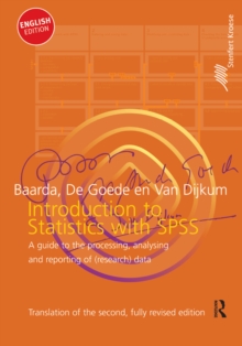 Image for Introduction to statistics with SPSS