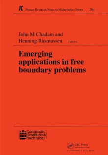 Image for Emerging applications in free boundary problems