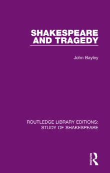 Image for Shakespeare and tragedy