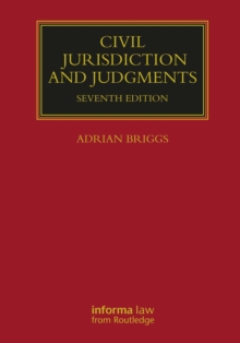 Image for Civil Jurisdiction and Judgments