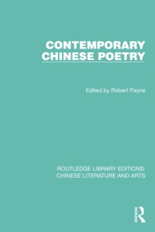 Image for Contemporary Chinese Poetry