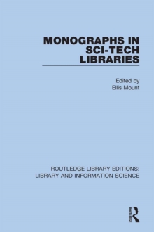 Image for Monographs in Sci-Tech Libraries