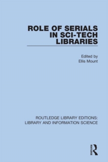 Image for Role of Serials in Sci-Tech Libraries