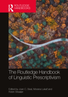 Image for The Routledge Handbook of Linguistic Prescriptivism