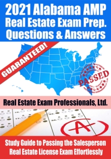 Image for 2021 Alabama AMP Real Estate Exam Prep Questions & Answers: Study Guide to Passing the Salesperson Real Estate License Exam Effortlessly