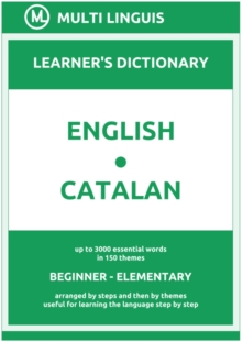 Image for English-Catalan (The Step-Theme-Arranged Learner's Dictionary, Steps 1 - 2)
