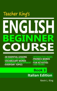 Image for Teacher King's English Beginner Course Book 3: Italian Edition