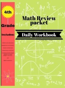 Image for 4th Grade Math Review Packet Daily Workbook