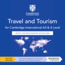 Image for Cambridge International AS and A Level Travel and Tourism Digital Teacher's Resource Access Card