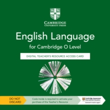 Image for Cambridge O Level English Language Digital Teacher's Resource Access Card