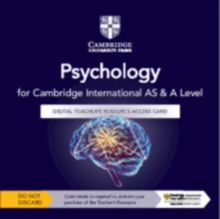 Image for Cambridge International AS & A Level Psychology Digital Teacher's Resource Access Card