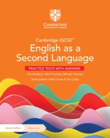 Image for Cambridge IGCSE English as a second language: Practice tests with answers