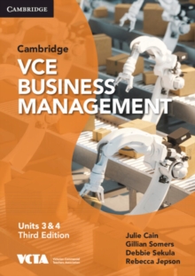 Image for Cambridge VCE Business Management Units 3&4