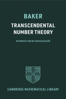 Image for Transcendental number theory