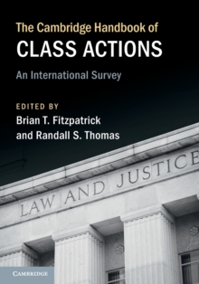 Image for The Cambridge Handbook of Class Actions