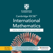 Image for Cambridge IGCSE™ International Mathematics Digital Teacher’s Resource - Individual User Licence Access Card (5 Years' Access)