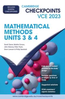 Image for Cambridge Checkpoints VCE Mathematical Methods Units 3&4 2023