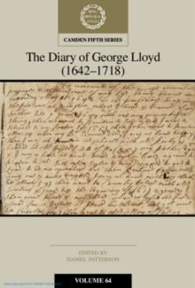 Image for The Diary of George Lloyd: Volume 64, Part 1