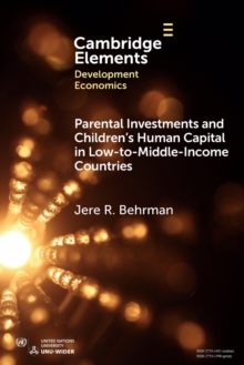 Image for Parental Investments and Children's Human Capital in Low-to-Middle-Income Countries