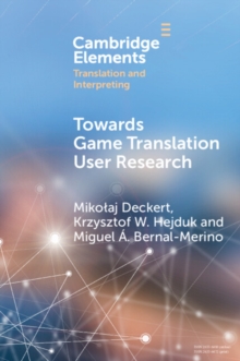 Image for Towards Game Translation User Research