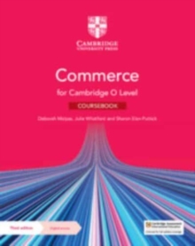 Image for Commerce for Cambridge O Level Coursebook with Digital Access (2 Years)