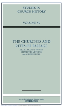 Image for The Churches and Rites of Passage: Volume 59