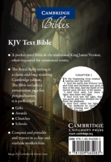 Image for KJV Ruby Text Bible, KJ221:T, Black Hardback