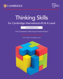 Cambridge International AS & A Level Thinking Skills Coursebook with Digital Access (2 Years) - Chamberlain, John