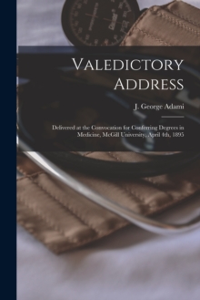 Image for Valedictory Address [microform]