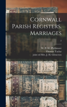 Image for Cornwall Parish Registers. Marriages; 2